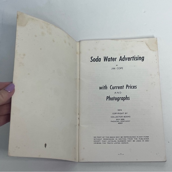 Soda Water Advertising by Jim Cope PB 1974 revised edition Coca Cola Pepsi Moxie - Picture 7 of 9